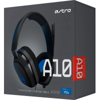 Astro Gaming - A10 Wired Stereo Gaming Headset for PlayStation 4 - Blue/black